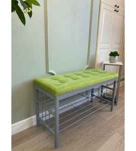 Банкетка Сканди-96-2 (салатовый/серый)