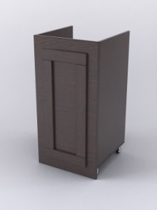 Прилавок под кассу "ОРНАМЕНТ" №3 выкатной, Дуб Венге