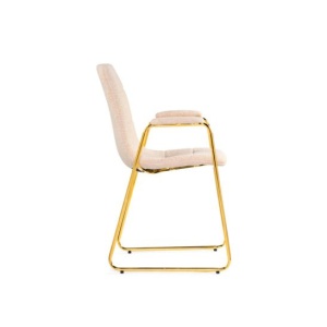 Стул Lana кремовый, золотой