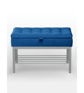 Банкетка Н-76 (серый/синий)