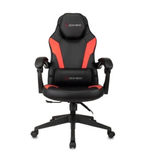 Кресло игровое Zombie Defender черный/красный