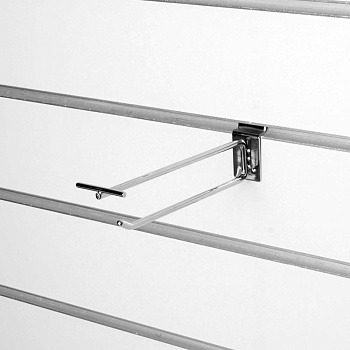 A325/100, d.5, Type2 Крючок одинарный прямой под ценникодержатель(А327-А328) длина100мм, d=5mm, хром