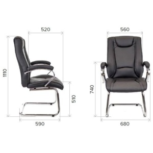 King CF Экокожа Черный цена 21 590 ₽ King CF Экокожа Черный