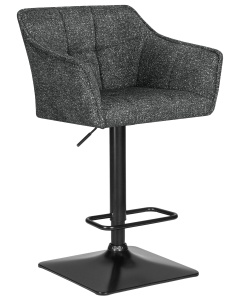 Стул барный DOBRIN RALF, серый твид (LEO11)