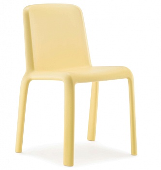 Стул пластиковый детский Snow Junior желтый