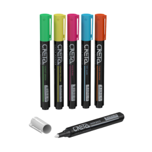 Набор меловых маркеров CRETA COLOUR MIX, 6 цветов