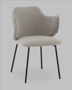 Стул Джиннет NEW велюр светло-серый 2 шт.