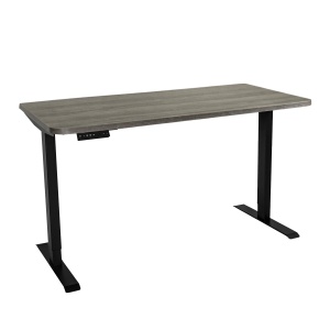 Стол с регулировкой высоты электрический LuxAlto LA-T33-SR2 черный/дуб серо-бежевый ЛДСП 135*60*2.5
