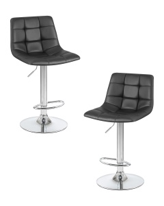 Набор 2 шт Стул барный DOBRIN TAILOR, чёрный
