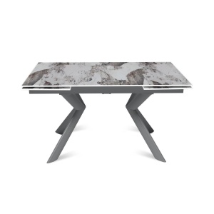 Стол раскладной Бридж (140+40+40), керамика глянцевая Pandora