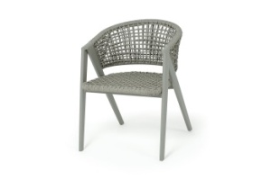 "Амстердам" плетеный стул из искусственного ротанга, цвет серыйцвет Серый