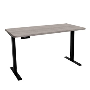 Стол с регулировкой высоты электрический LuxAlto LA-T33-2AR2 черный/дуб бежево-серый ЛДСП 140*70*2.5