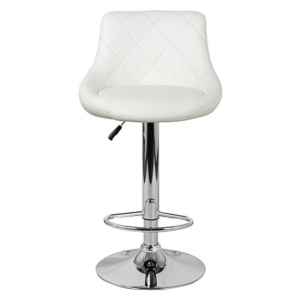Стул барный Комфорт белый, экокожа
