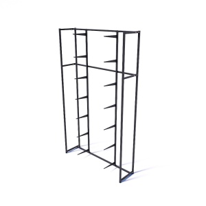 Стеллаж для обуви и аксессуаров в стиле Лофт BOTTI 2127-07-1 (без полок)