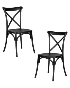 Набор 2 шт Стул обеденный DOBRIN ZILAN, цвет чёрный (B-03) цена 6 900 ₽ Набор 2 шт Стул обеденный DOBRIN ZILAN, цвет чёрный (B-03)