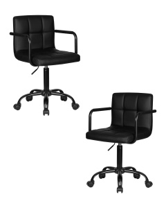 Набор 2 шт Офисное кресло для персонала DOBRIN TERRY BLACK, чёрный цена 11 230 ₽ Набор 2 шт Офисное кресло для персонала DOBRIN TERRY BLACK, чёрный