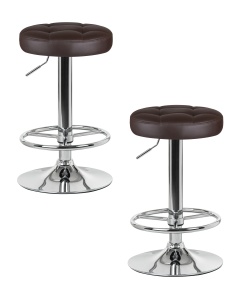 Набор 2 шт Табурет барный DOBRIN BRUNO, коричневый