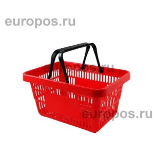Корзина пластиковая усиленная ROCK, 20 литров, цвет красный