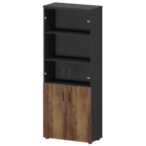 Шкаф Смарт СМШ-58ДС Тип1 Графит/Таксония