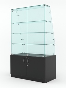 Прилавок "ИСТРА" №115 (с дверками), Черный
