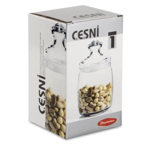 Банка с крышкой "Cesni" для сыпучих продуктов, 1 шт., 940 мл, стекло, PASABAHCE, 97560 цена 228 ₽ Банка с крышкой "Cesni" для сыпучих продуктов, 1 шт., 940 мл, стекло, PASABAHCE, 97560