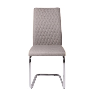 Стул RONALD, бежевая ткань Seattle-001/хром