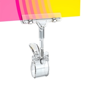 Держатель плаката универсальный POSTER-CLIP, цвет прозрачный