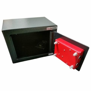 Сейф мебельный DASWERK (ДАСВЕРК) SC-170KL (170х230х170 мм), ключевой замок, графит, 291337