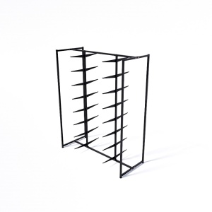 Стеллаж для обуви и аксессуаров в стиле Лофт BOTTI 1527-08-1 (без полок)