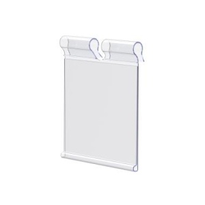 Ценникодержатель на крючок VH52 прозрачный, 52 мм