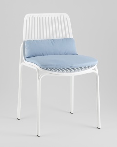 Стул Louran с подушкой белый 2 шт.