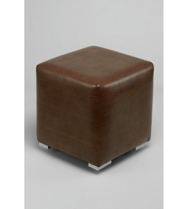 Пуфик Скай Кожа (коричневый)