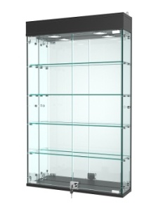 Витрина "АТРИУМ" настенная №2А-5, Черный