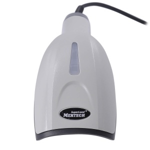 Проводной сканер штрих-кода MERTECH 2310 P2D SUPERLEAD USB White 3m cable