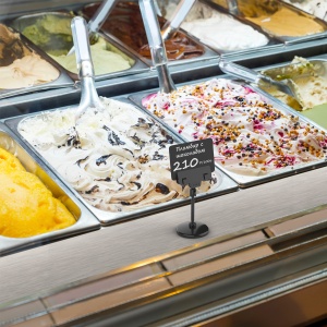 Ценникодержатель магнитный поворотный MAG-BASE-CLAMP ножка 50 мм, цвет черный