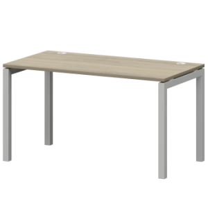 Стол на металлокаркасе Смарт СМС25-П-16К.73.Пр50 Кронберг/Белый