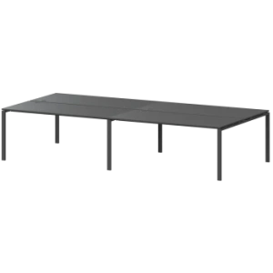 Бенч двойной на 4 рабочих места Арго-М АМБ-003.60-4 Антрацит/Антрацит