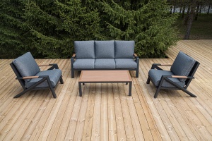 "Лотос" лаунж-зона 5-местная из алюминия