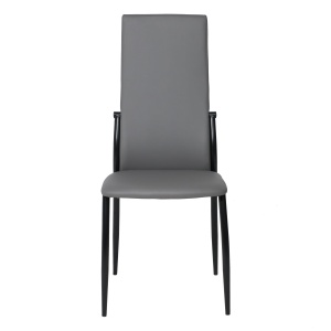 Стул Denver, серый, экокожа