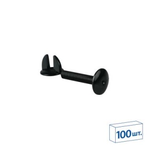 Винт и гайка с ушками VIKING SCREW-18, цвет черный