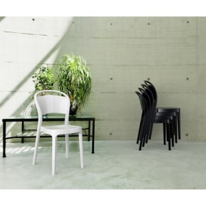 Стул пластиковый Bo, белый