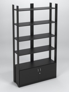 Стойка из ДСП №6А серии "ЭКОНОМ", Черный