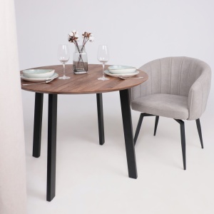 Кресло Melon, поворотное, светло-бежевый, ткань