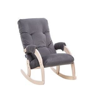 Кресло-качалка Модель 67 Дуб беленый, ткань V 32 цвет Дуб беленый