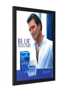 Световая панель Магнетик односторонняя настенная А0, черный матовый RAL-9005