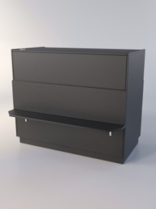 Прилавок "РОНА" №8-2, Черный