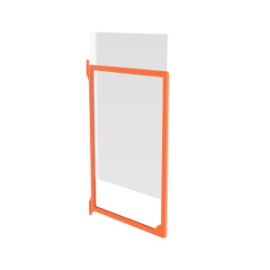 Рамка пластиковая для перекидной системы INFOFRAME-A4 , цвет оранжевый