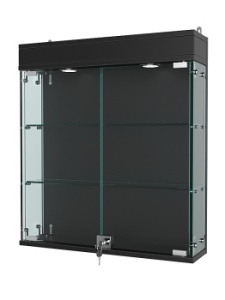 Витрина "АТРИУМ" настенная №1А-1, Черный