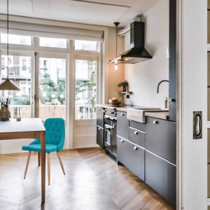 Стул Lara, бирюзовый, ткань