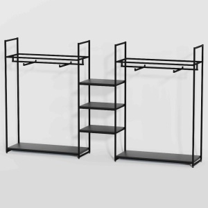 Стеллаж в стиле Loft КЧ-1706 для одежды